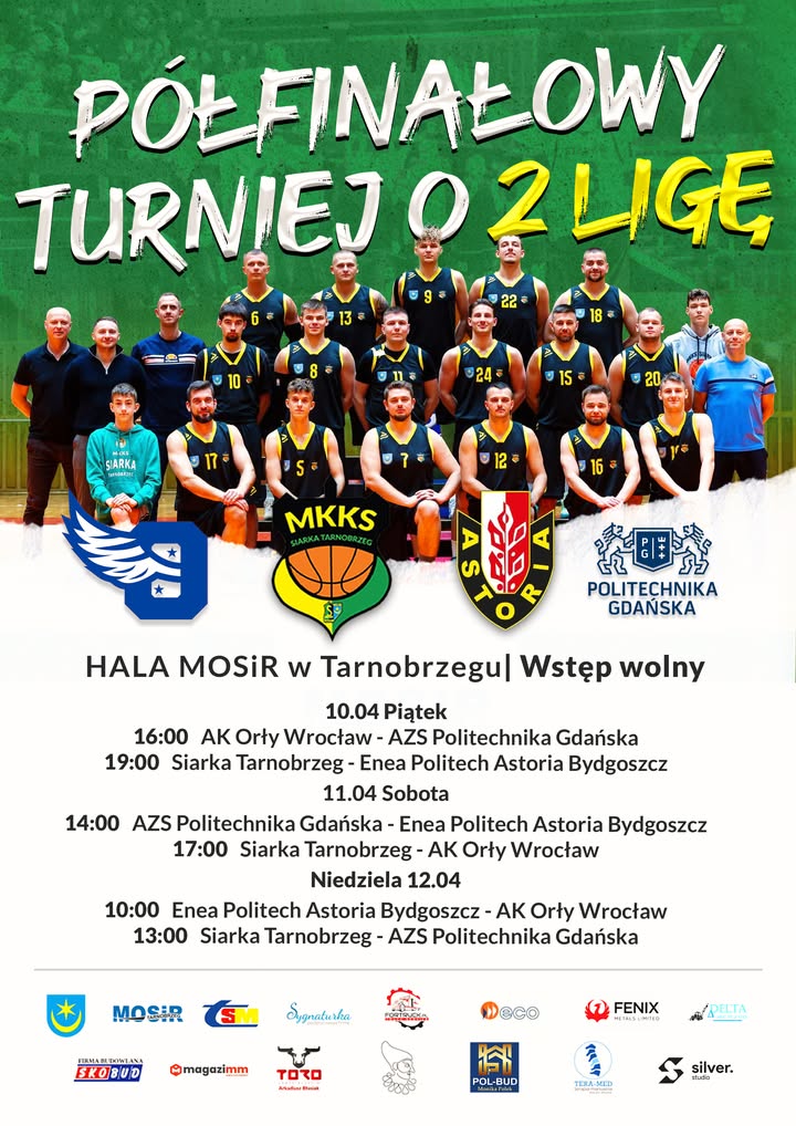 Turniej barażowy o awans do 2. ligi koszykówki mężczyzn w Tarnobrzegu!